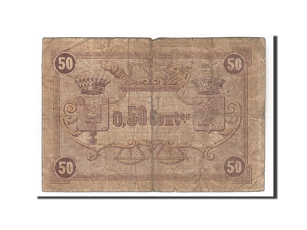 Billete, 50 Centimes, Pirot:31-29, 1920, Francia, RC+, Boulogne-sur-Mer