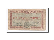 Banknote, Pirot:44-12, 50 Centimes, 1920, France, VF(20-25), Chambéry