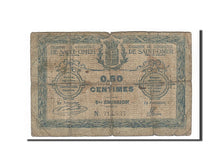 Banconote, Pirot:115-7, B, Saint-Omer, 50 Centimes, 1914, Francia