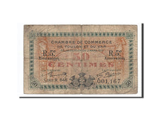 Billet, France, Toulon, 50 Centimes, 1919, TB, Pirot:121-28