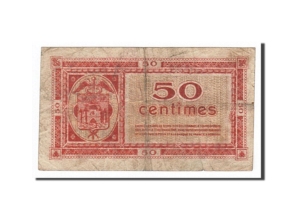 Geldschein, Frankreich, Bordeaux, 50 Centimes, 1920, S, Pirot:30-24