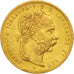 Austria, Franz Joseph I, 8 Florins-20 Francs, 1880, AU(50-53), Gold, KM:2269