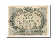 Banknot, Francja, Lille, 50 Centimes, 1915, AU(50-53), Pirot:59-1599