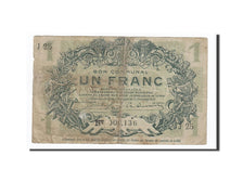 Banknote, Pirot:59-1636, 1 Franc, 1917, France, VF(20-25), Lille