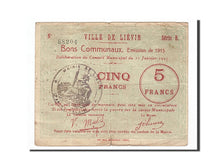 Banknote, Pirot:62-809, 5 Francs, 1915, France, VF(30-35), Liévin
