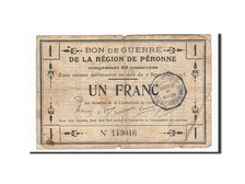 France, Peronne, 1 Franc, 1915, VF(20-25), Pirot:80-414
