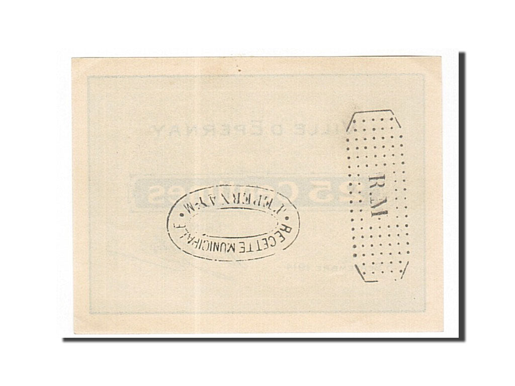 Banknote, Pirot:51-14, 25 Centimes, 1914, France, UNC(60-62), Epernay