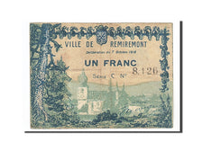Francia, Remiremont, 1 Franc, 1916, BB, Pirot:88-68