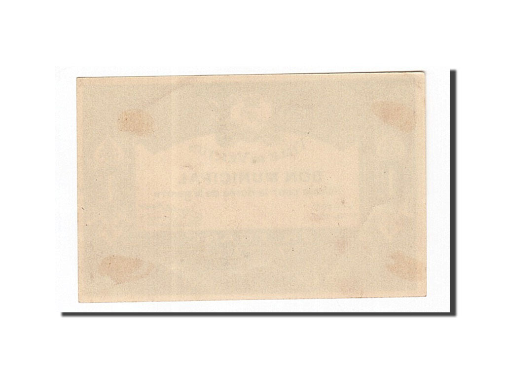 Billet, France, Vertus, 1 Franc, 1917, SUP+, Pirot:51-58