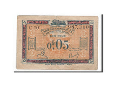 Banknot, Francja, Régie des chemins de Fer, 5 Centimes, EF(40-45), Pirot:135-1