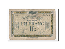 Biljet, Pirot:135-5, 1 Franc, Frankrijk, TTB, Régie des chemins de Fer