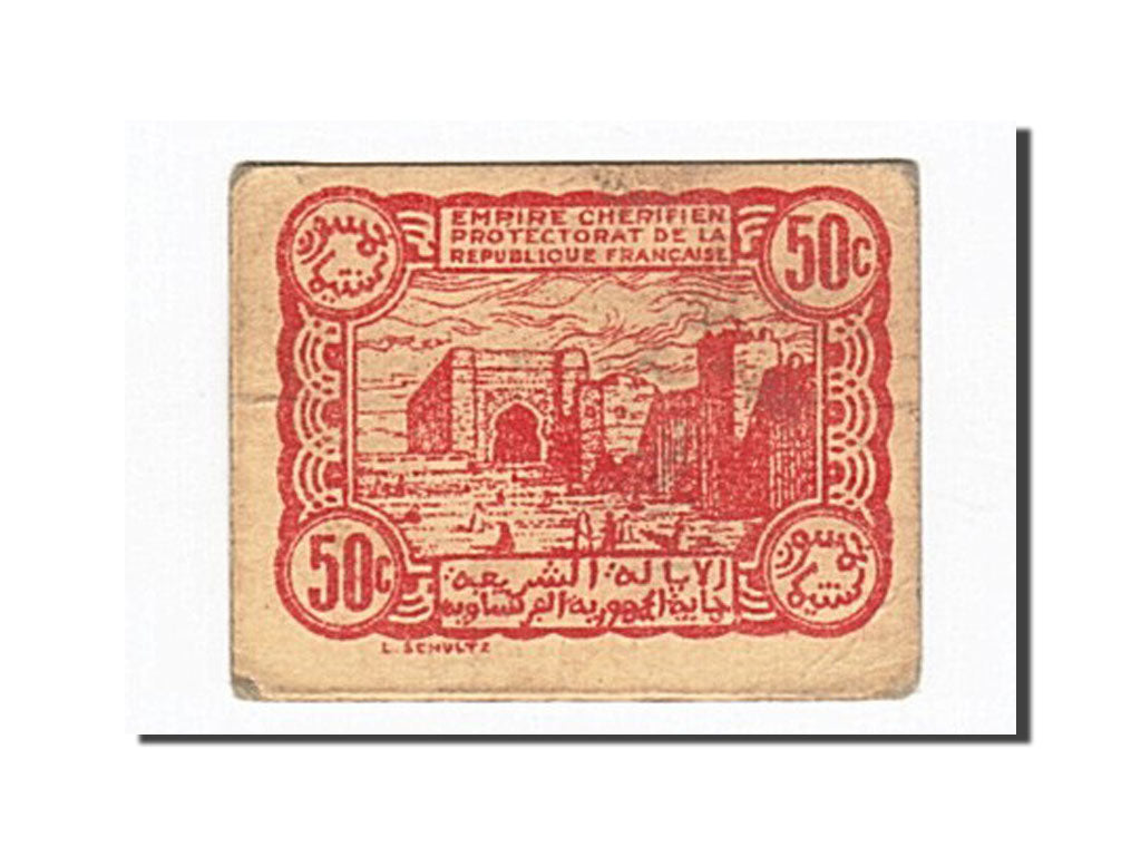 Morocco, 50 Centimes, 1944, 1944-04-06, KM:41, EF(40-45)