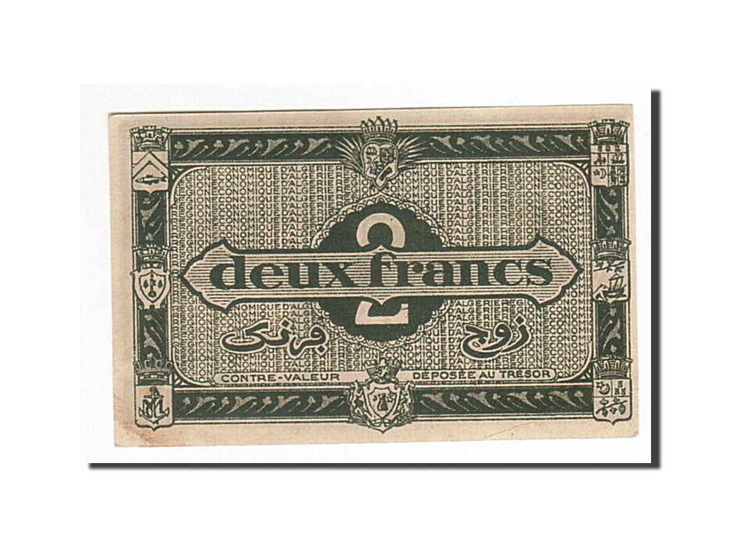 Banknote, Algeria, 2 Francs, 1944, KM:99b, UNC(63)