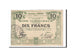 France, Aniche, 10 Francs, 1916, EF(40-45), Pirot:59-64