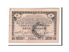 Francia, 70 Communes, 2 Francs, 1915, BC+, Pirot:62-80