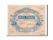 Banknote, Pirot:59-1591, 2 Francs, 1914, France, VF(30-35), Lille