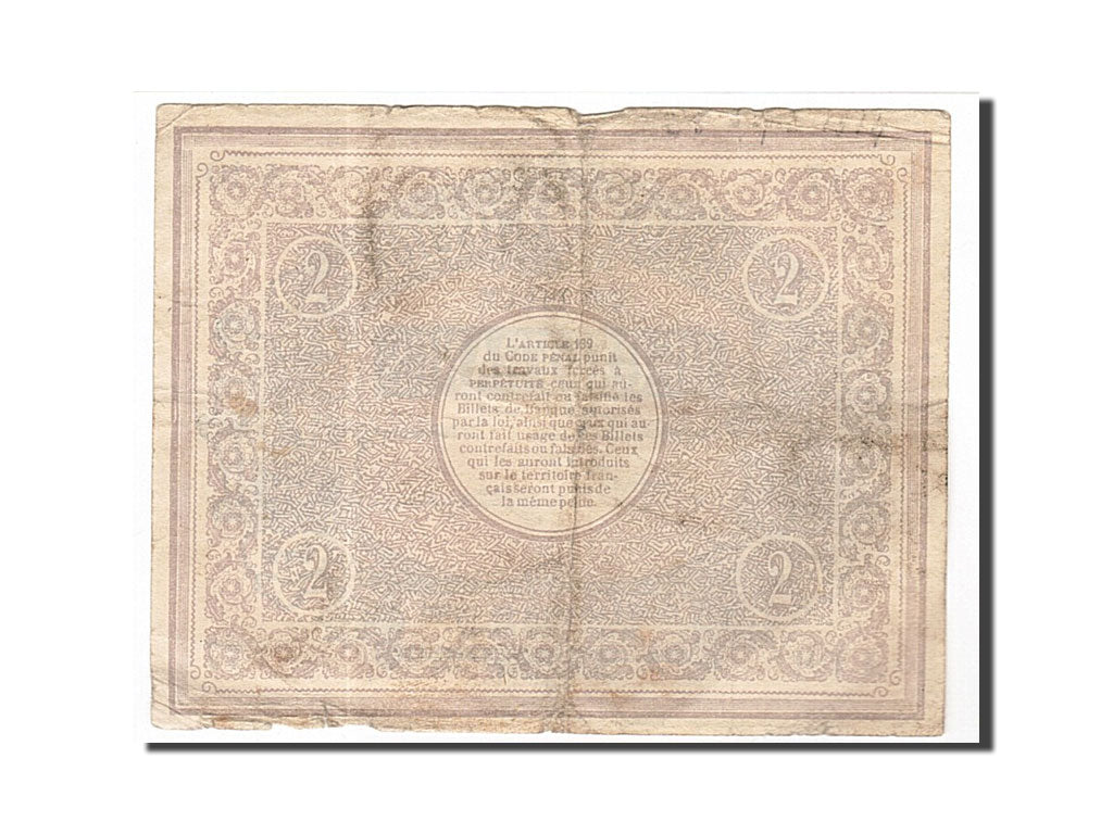 Banknote, Pirot:59-1591, 2 Francs, 1914, France, VF(30-35), Lille