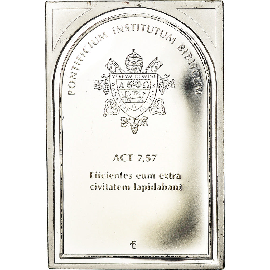 Vatican, Medal, Institut Biblique Pontifical, Actes 7:57, Religions & beliefs