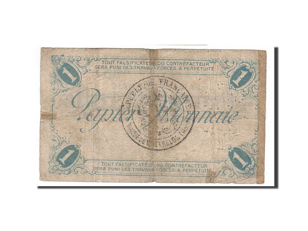 Banknote, Pirot:59-2743, 1 Franc, 1914, France, VF(20-25), Lille