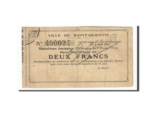 France, Saint-Quentin, 2 Francs, 1914, VF(30-35), Pirot:02-2038