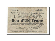 France, Charleville-Mézières, 1 Franc, 1916, VF(30-35), Pirot:08-89