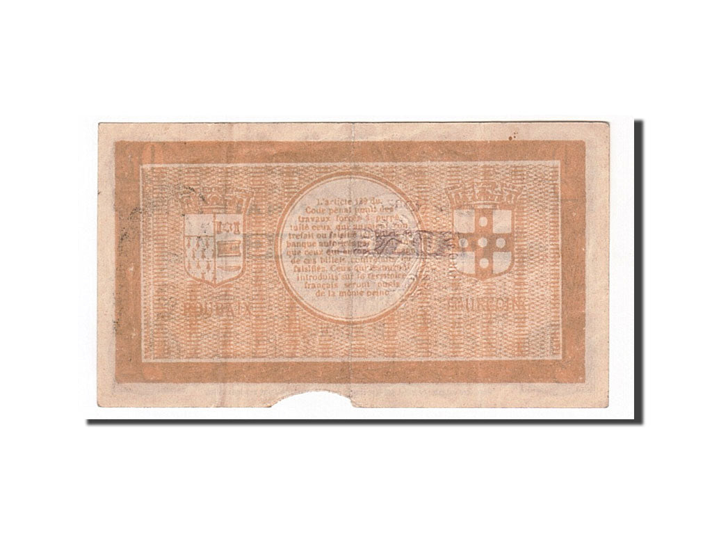 Biljet, Pirot:59-2202, 2 Francs, 1917, Frankrijk, TTB, Roubaix et Tourcoing