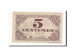 Banknote, Pirot:59-1630, 5 Centimes, 1917, France, UNC(63), Lille
