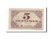 Banconote, Pirot:59-1630, SPL, Lille, 5 Centimes, 1917, Francia