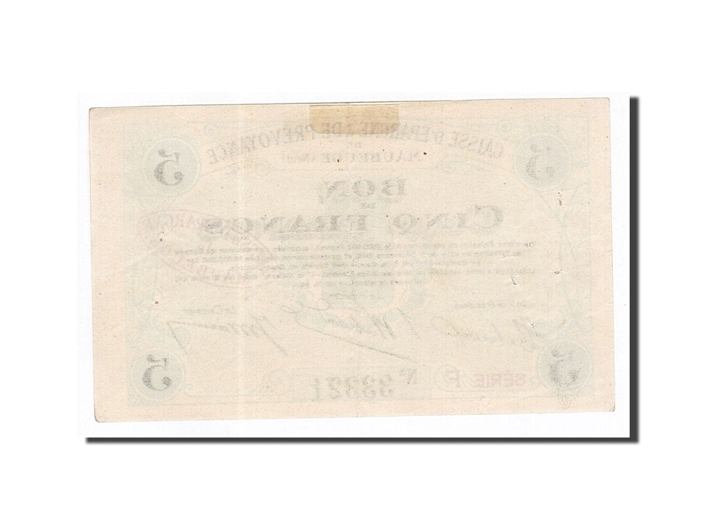 Biljet, Pirot:59-1814, 5 Francs, 1914, Frankrijk, TTB+, Maubeuge