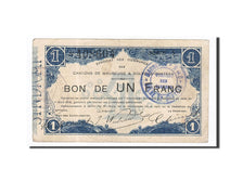 Geldschein, Frankreich, Maubeuge, 1 Franc, 1915, SS, Pirot:59-1815