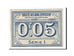 Banknot, Francja, Avesnes, 5 Centimes, AU(50-53), Pirot:59-195