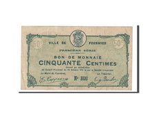 Banknot, Francja, Fourmies, 50 Centimes, 1914, EF(40-45), Pirot:59-1088