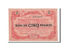 Banconote, Pirot:08-180, SPL, Rethel, 5 Francs, 1917, Francia