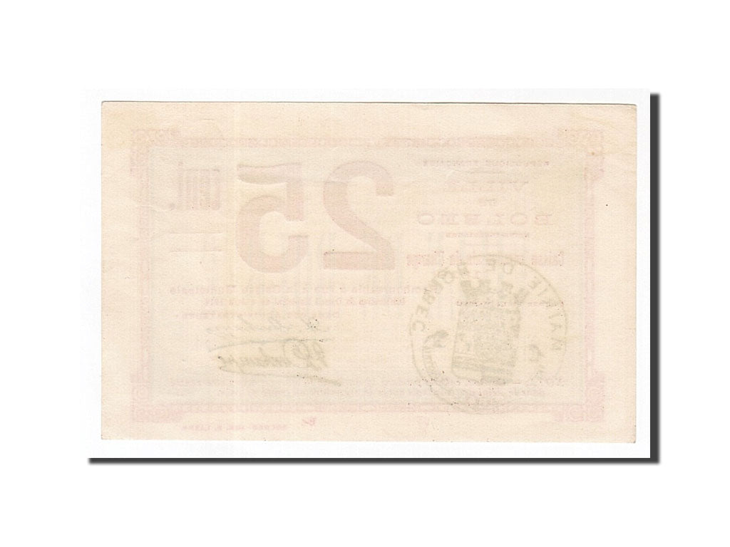 France, Bolbec, 25 Centimes, 1914, UNC(63), Pirot:76-05
