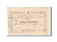 Banknote, Pirot:59-1394, 5 Francs, France, AU(50-53), Houdain-lez-Bavay