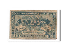 Banknote, Algeria, 1 Franc, 1944, 1944-01-31, KM:101, VF(20-25)