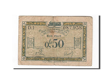 Billet, France, Régie des chemins de Fer, 50 Centimes, TB+, Pirot:135-4