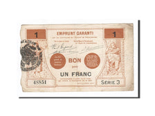Banconote, Pirot:59-2544, BB, Valenciennes, 1 Franc, 1914, Francia