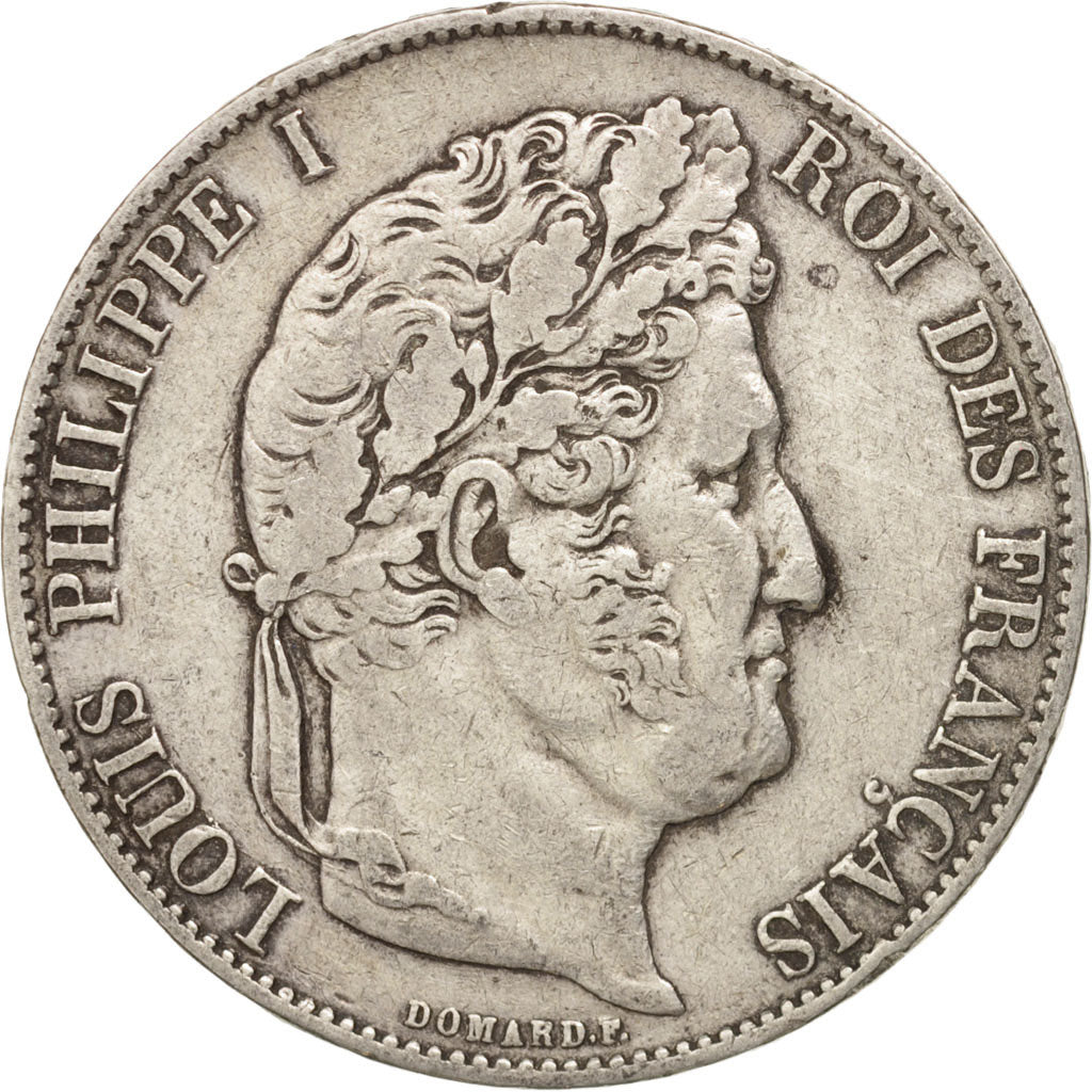 Coin, France, Louis-Philippe, 5 Francs, 1848, Paris, VF(30-35), Silver