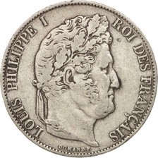 Coin, France, Louis-Philippe, 5 Francs, 1848, Paris, VF(30-35), Silver