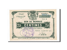 Banknote, Pirot:59-1256, 25 Centimes, 1915, France, UNC(65-70), Halluin