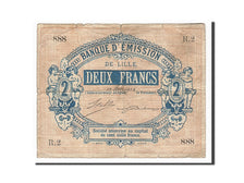Billet, France, Lille, 2 Francs, 1914, TB, Pirot:59-1591