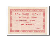 Billet, France, Bac Saint-Maur, 1 Franc, NEUF, Pirot:62-54