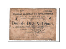 Banconote, Pirot:08-284, MB, Sedan, 2 Francs, 1916, Francia