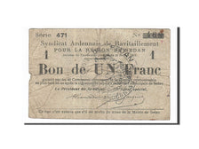 Billete, 1 Franc, Pirot:08-283, 1916, Francia, BC+, Sedan