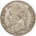 Francia, Napoleon III, Napoléon III, 5 Francs, 1866, Paris, B+, Argento, KM:...