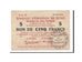 Banknot, Francja, Poix-Terron, 5 Francs, 1917, EF(40-45), Pirot:08-145