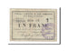 Billete, 1 Franc, Pirot:08-197, 1916, Francia, BC+, Rimogne