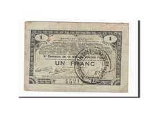 Banconote, Pirot:62-79, MB, 70 Communes, 1 Franc, 1915, Francia