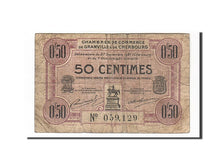 Billet, France, Granville et Cherbourg, 50 Centimes, 1921, TB, Pirot:61-5